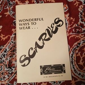Elwin Accessories Scarf Styling Booklet | Vintage Book | Vintage Collectible